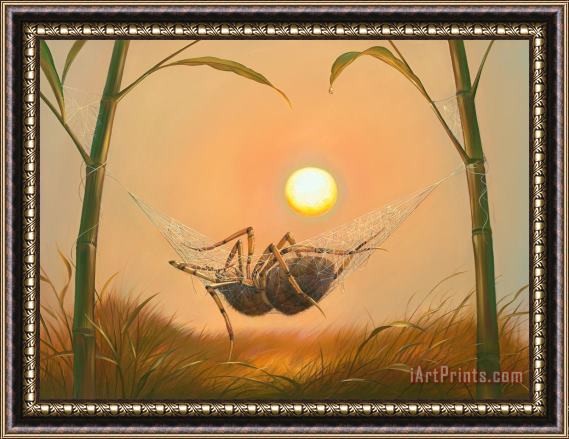 Vladimir Kush Web of Bliss Framed Painting