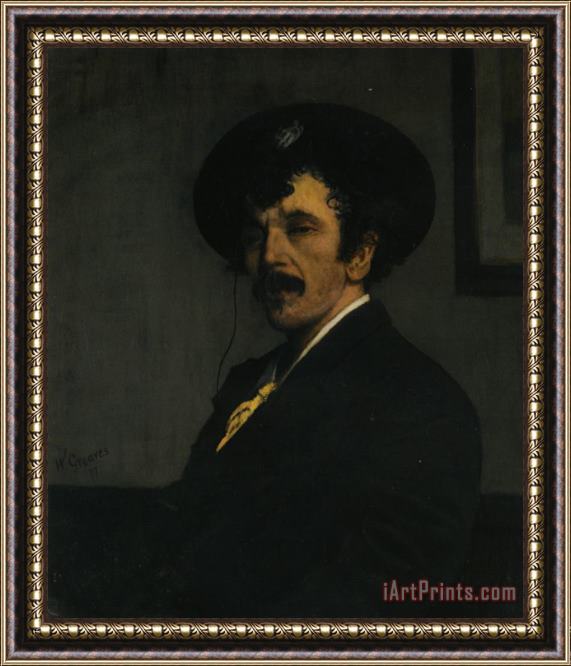 Walter Greaves Portrait of James Abbott Framed Painting