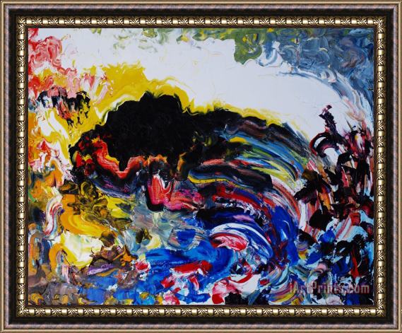 Wassily Kandinsky Abstract Art Framed Painting