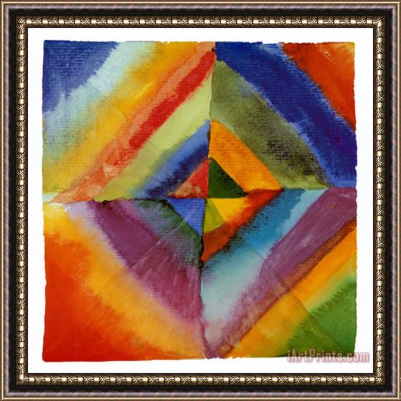 Wassily Kandinsky Color Studies Framed Painting