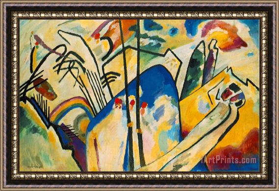 Wassily Kandinsky Composition Iv 1911 Framed Painting
