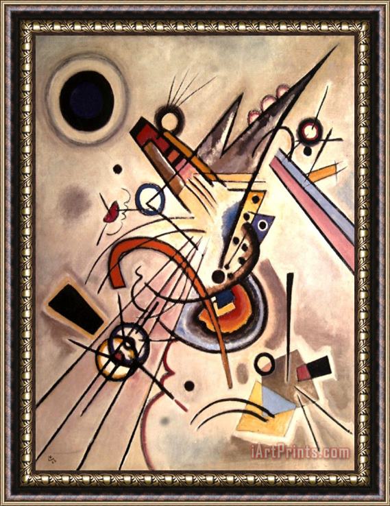 Wassily Kandinsky Diagonale Framed Painting