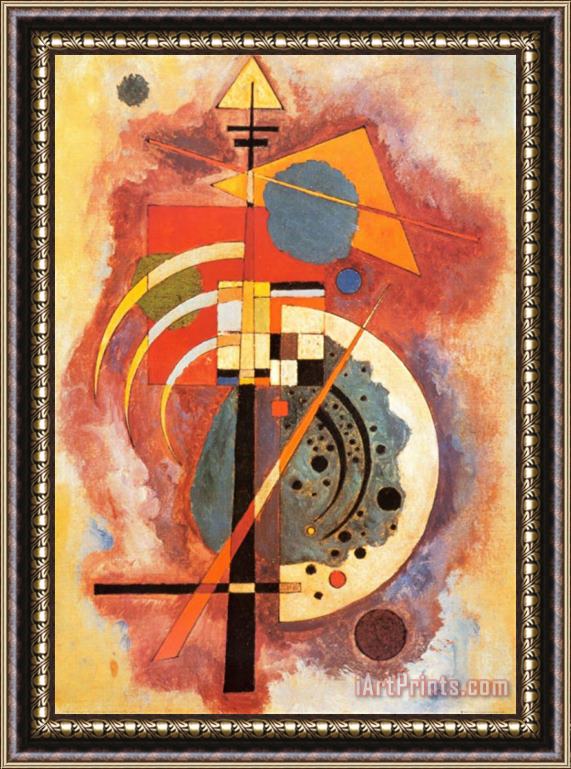 Wassily Kandinsky Hommage to Grohmann Framed Painting