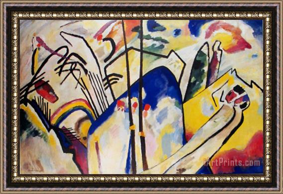 Wassily Kandinsky Komposition 4 1939 Framed Print