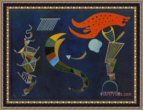 Wassily Kandinsky Mit Dem Pfeil C 1943 Framed Painting
