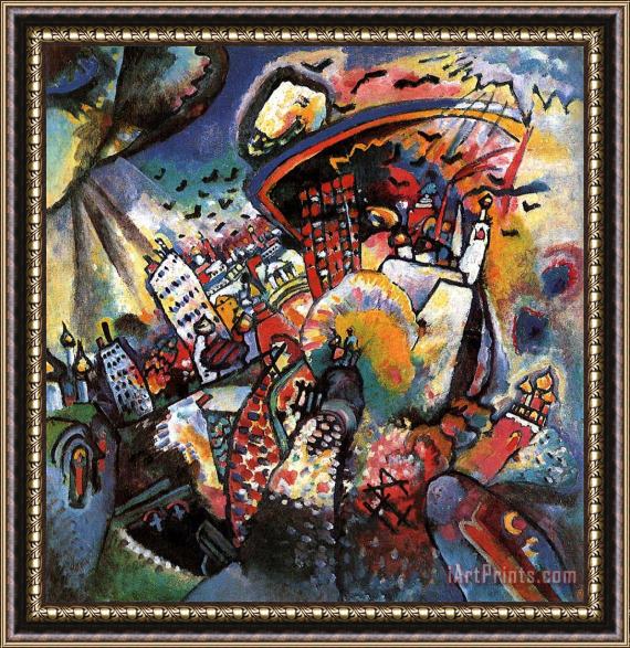 Wassily Kandinsky Moscow I 1916 Framed Painting