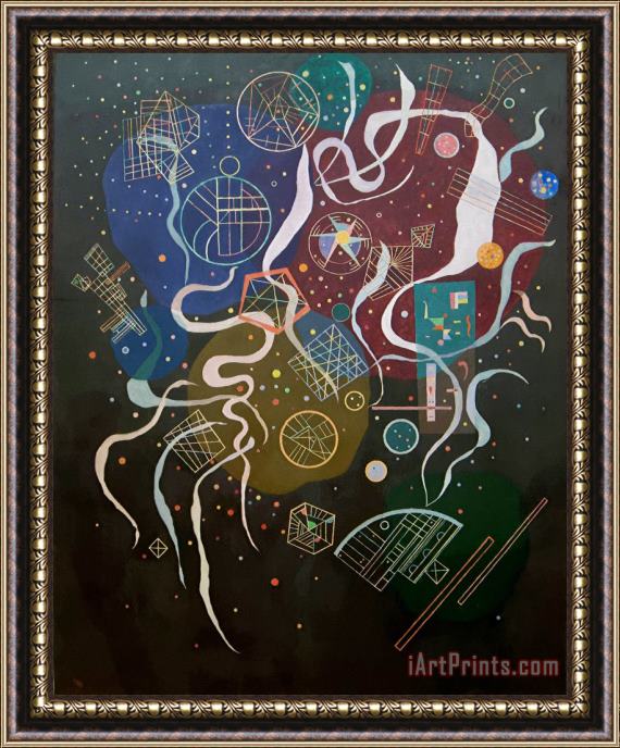 Wassily Kandinsky Mouvement I Framed Painting