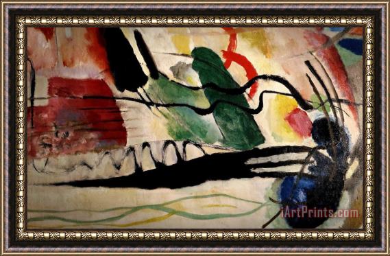 Wassily Kandinsky My Journey Framed Painting