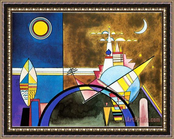 Wassily Kandinsky Picture Xvi The Great Gate of Kiev Stage Set for Mussorgsky's Pictures at an Exhibition in 1928 Framed Print