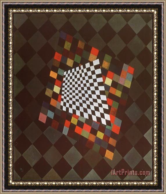 Wassily Kandinsky Quadrat Framed Painting