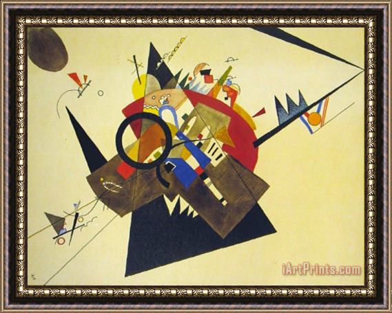Wassily Kandinsky Schwarzes Dreieck 1923 Framed Print