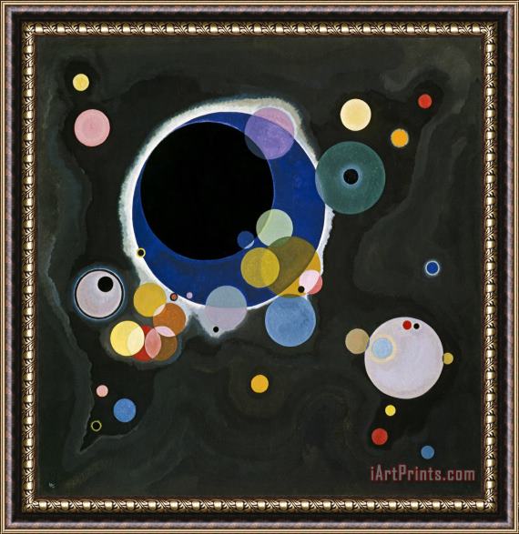 Wassily Kandinsky Several Circles (einige Kreise) Framed Painting