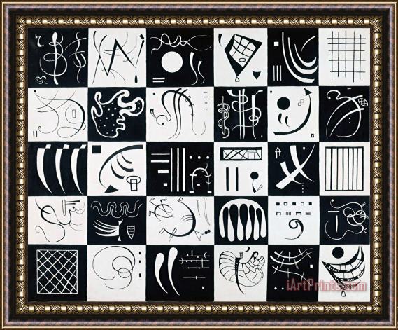 Wassily Kandinsky Thirty 1937 Framed Painting