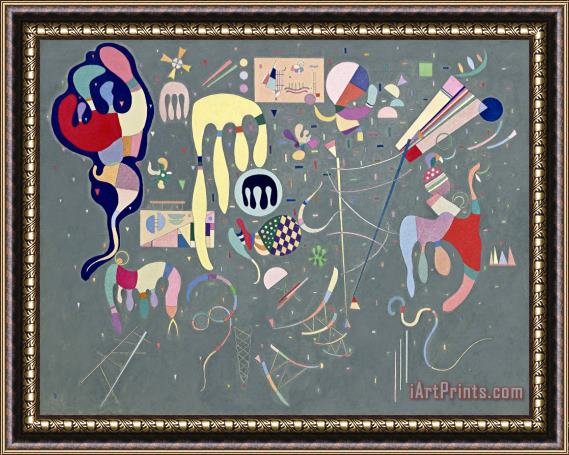 Wassily Kandinsky Various Actions Framed Print