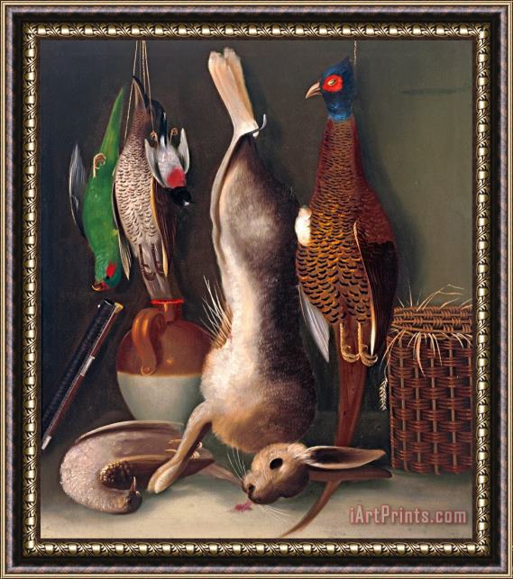 W.b. Gould Still Life with Game Framed Painting