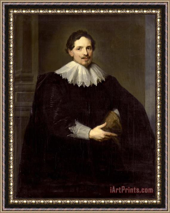 Willem Bartel van der Kooi Sebastiaan Leerse, Merchant of Antwerp Framed Painting