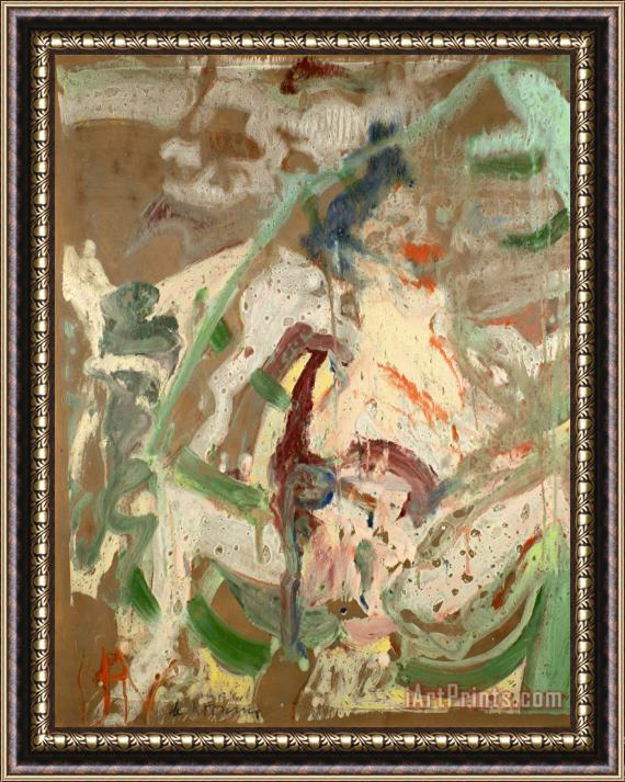 Willem De Kooning Woman in a Rowboat, 1964 Framed Painting