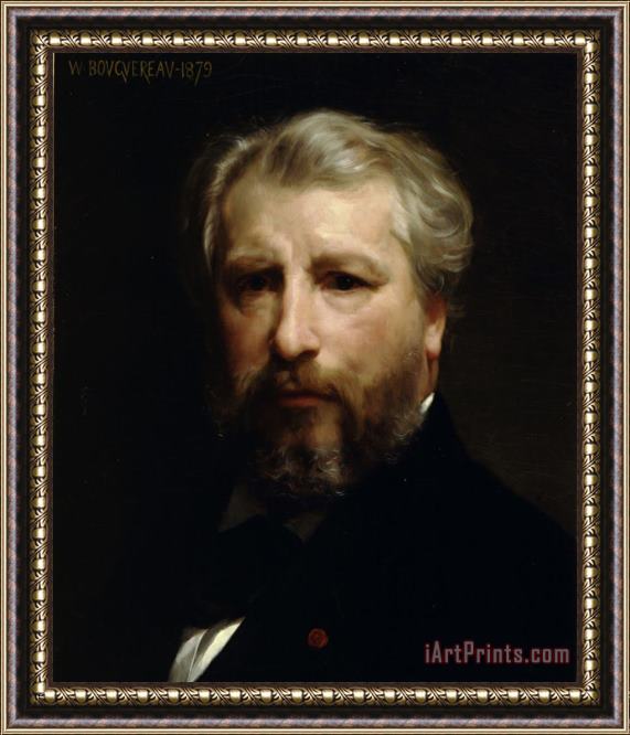 William Adolphe Bouguereau Portrait of The Artist Framed Print