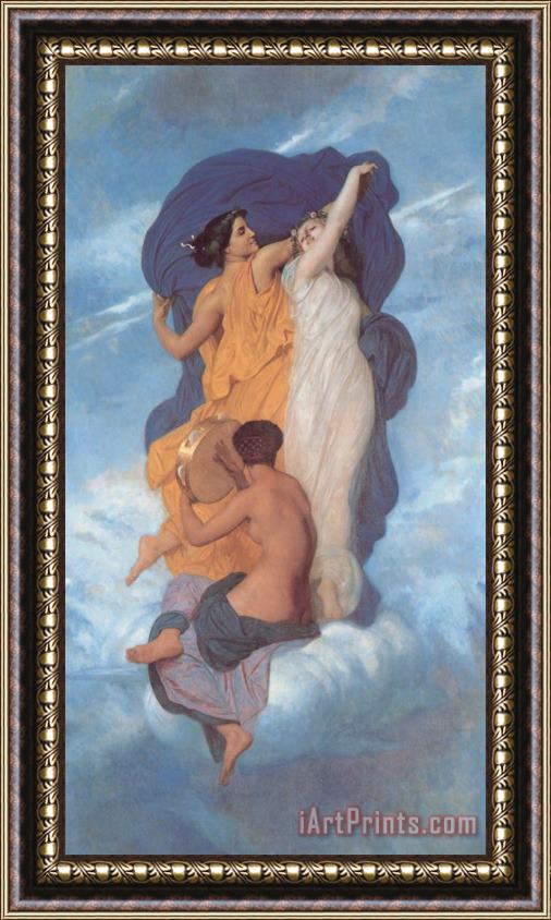 William Adolphe Bouguereau The Dance Framed Painting
