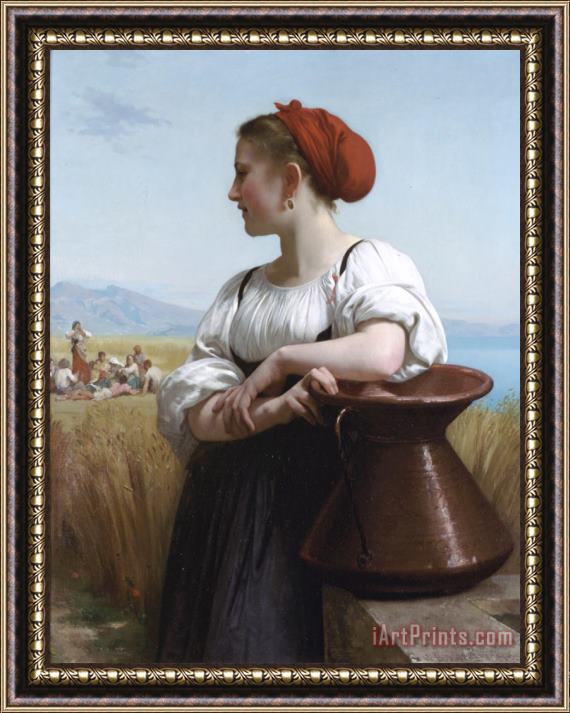 William Adolphe Bouguereau The Harvester Framed Print