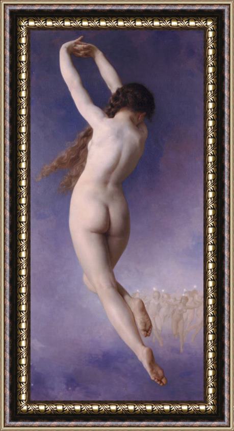 William Adolphe Bouguereau The Lost Pleiad Framed Painting