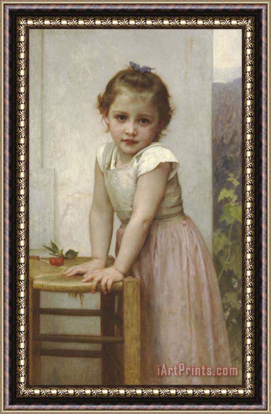 William Adolphe Bouguereau Yvonne Framed Painting