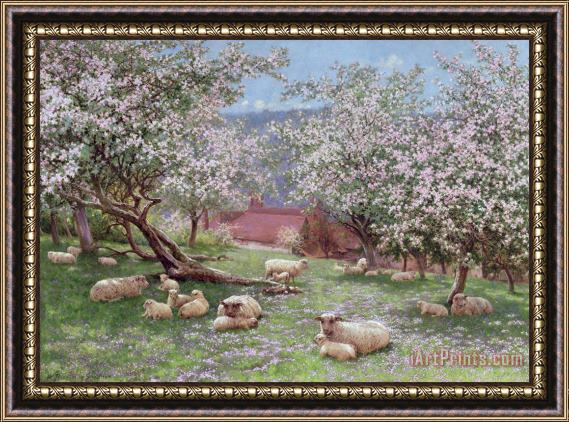William Biscombe Gardner Appleblossom Framed Painting