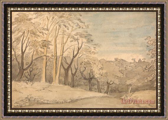 William Blake A Woody Landscape Framed Print
