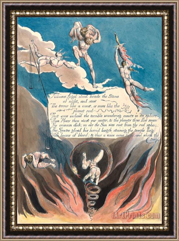William Blake America. a Prophecy, Plate 7, 