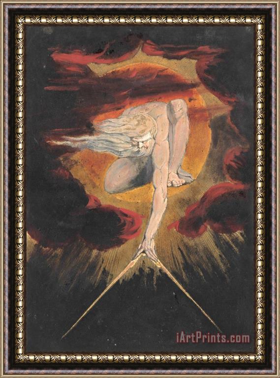 William Blake Europe. a Prophecy, Plate 1, Frontispiece Framed Print