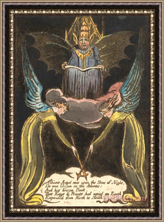 William Blake Europe. a Prophecy, Plate 12, 