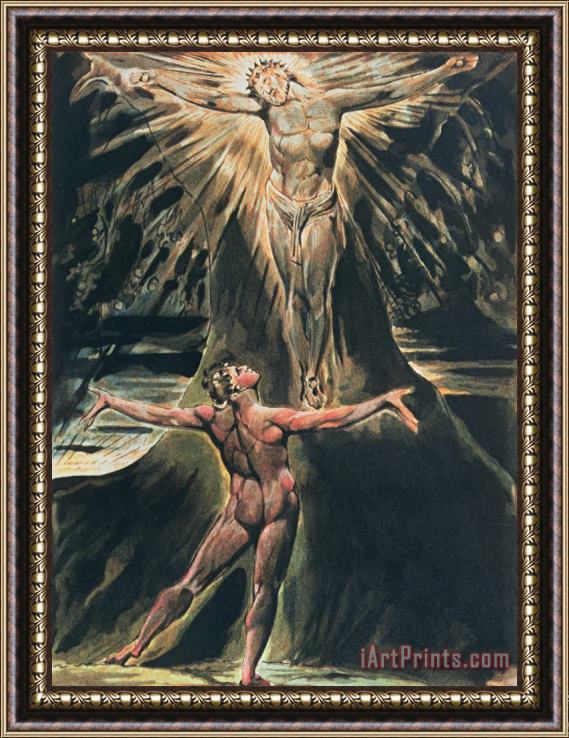 William Blake Jerusalem The Emanation of the Giant Albion Framed Painting