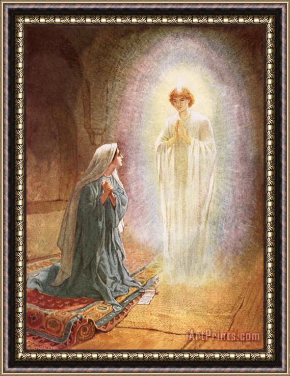 William Brassey Hole Annunciation Framed Painting
