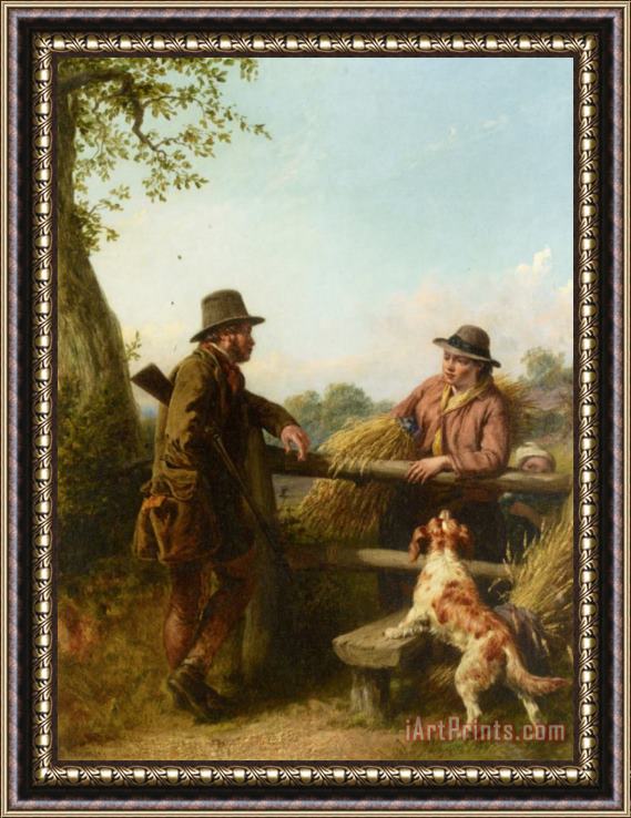 William Bromley III Country Conversation Framed Print