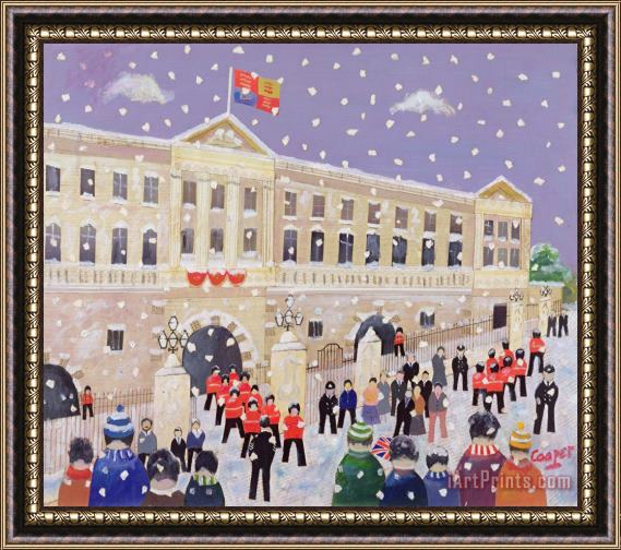 William Cooper Snow At Buckingham Palace Framed Painting