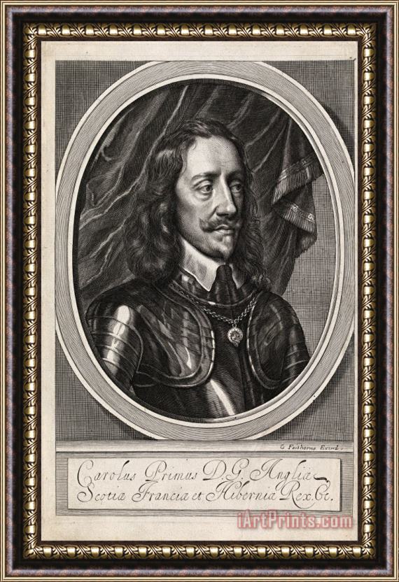 William Faithorne Charles I Framed Painting
