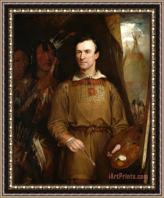 William Fisk George Catlin Framed Painting