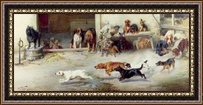 Hot Framed Prints - Hot Pursuit by William Henry Hamilton Trood