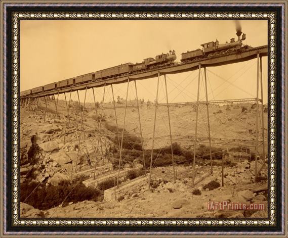 William Henry Jackson  Dale Creek Bridge Framed Print