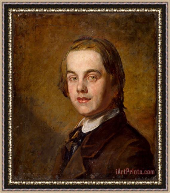 William Holman Hunt Self Portrait Framed Print