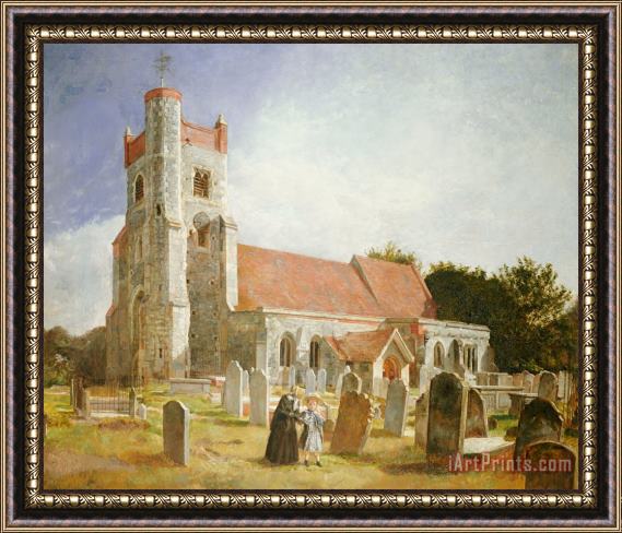 William Holman Hunt The Old Church Framed Painting