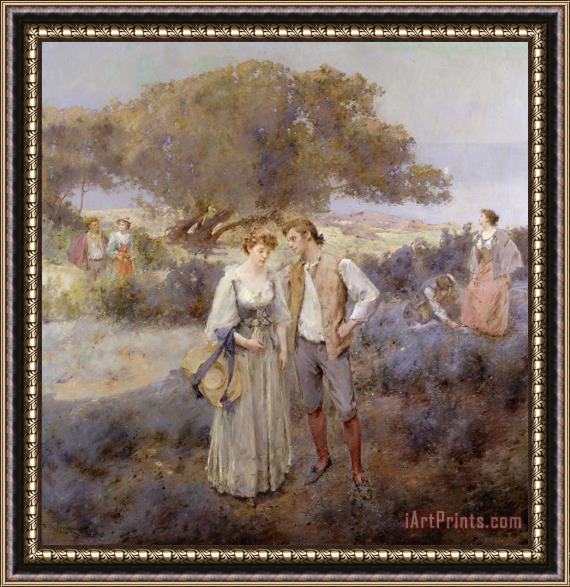 William Lee Le Retour de Cythere Framed Painting