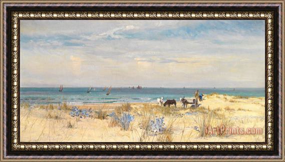 William Lionel Wyllie Harvesting the Land and the Sea Framed Print