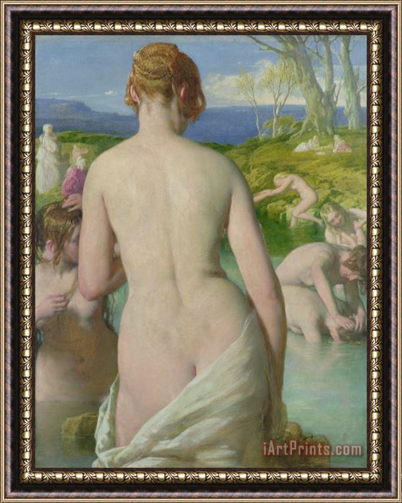 William Mulready The Bathers Framed Painting