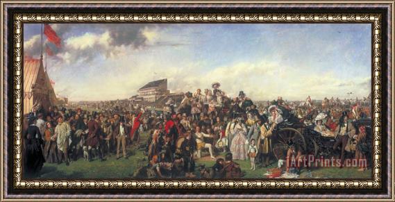 William Powell Frith The Derby Day Framed Print