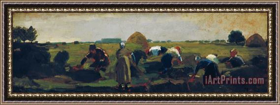 Winslow Homer The Gleaners Framed Painting