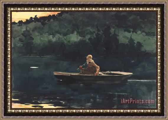 Winslow Homer The Rise Framed Print