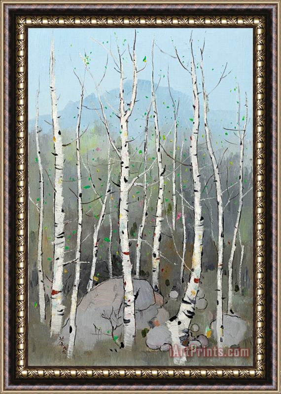 Wu Guanzhong Spring to The North Framed Painting