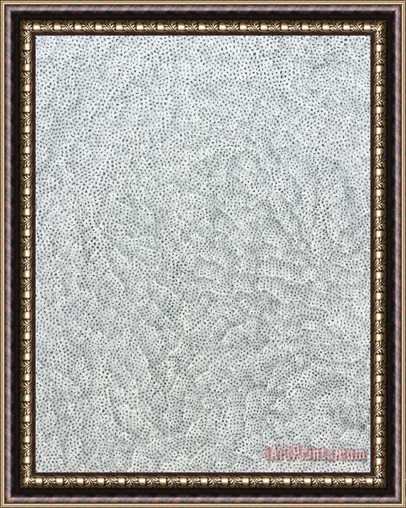 Yayoi Kusama Infinity Nets Framed Painting