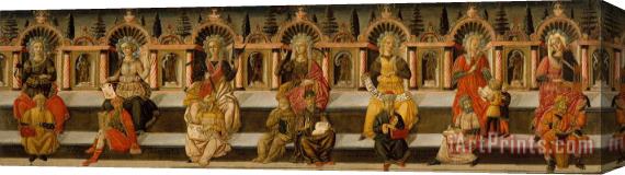 'Lo Scheggia' Giovanni di Ser Giovanni Guidi The Seven Liberal Arts Stretched Canvas Print / Canvas Art